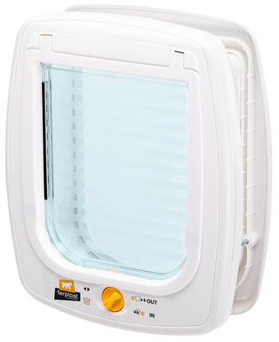 Ferplast - Chatière Swing 9 Set pour Chats - Blanc