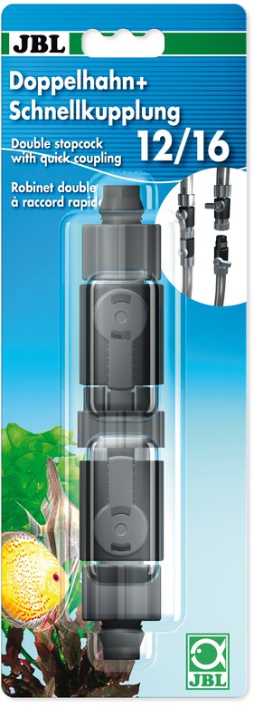 JBL - Robinet Double à Raccord Rapide - 12/16 Image numéro 1 JBL - Robinet Double à Raccord Rapide - 12/16 Image numéro 1