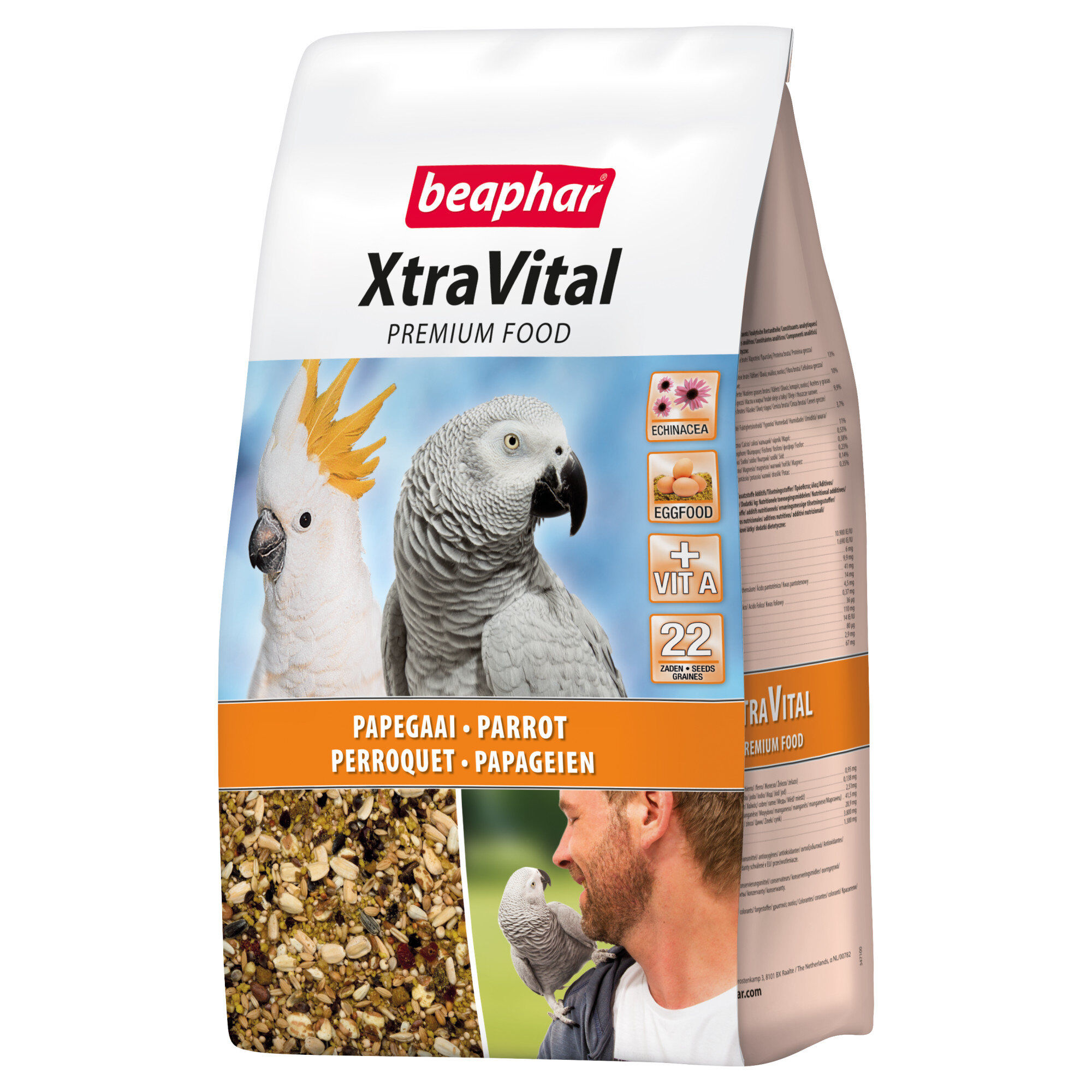 Beaphar - XtraVital, alimentation premium compl&egrave;te pour perroquets - 2.5 kg Image num&eacute;ro 1
