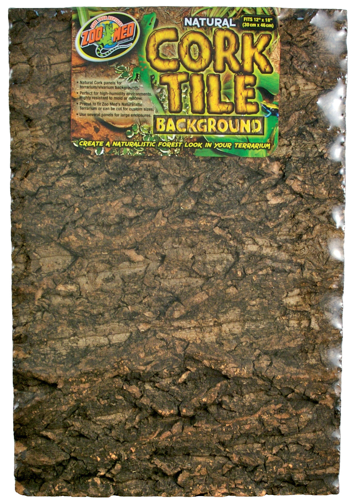 Zoomed - Fond d&eacute;cor pour terrarium en li&egrave;ge - 30x45 cm Image num&eacute;ro 1