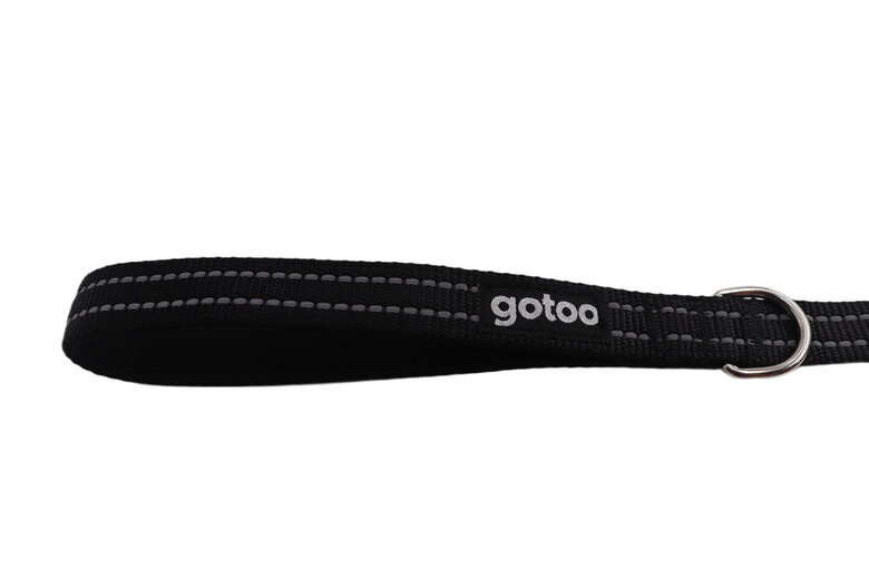 Gotoo - Laisse Premium Essentials Noire pour Chien Image numéro 2 Gotoo - Laisse Premium Essentials Noire pour Chien Image numéro 2