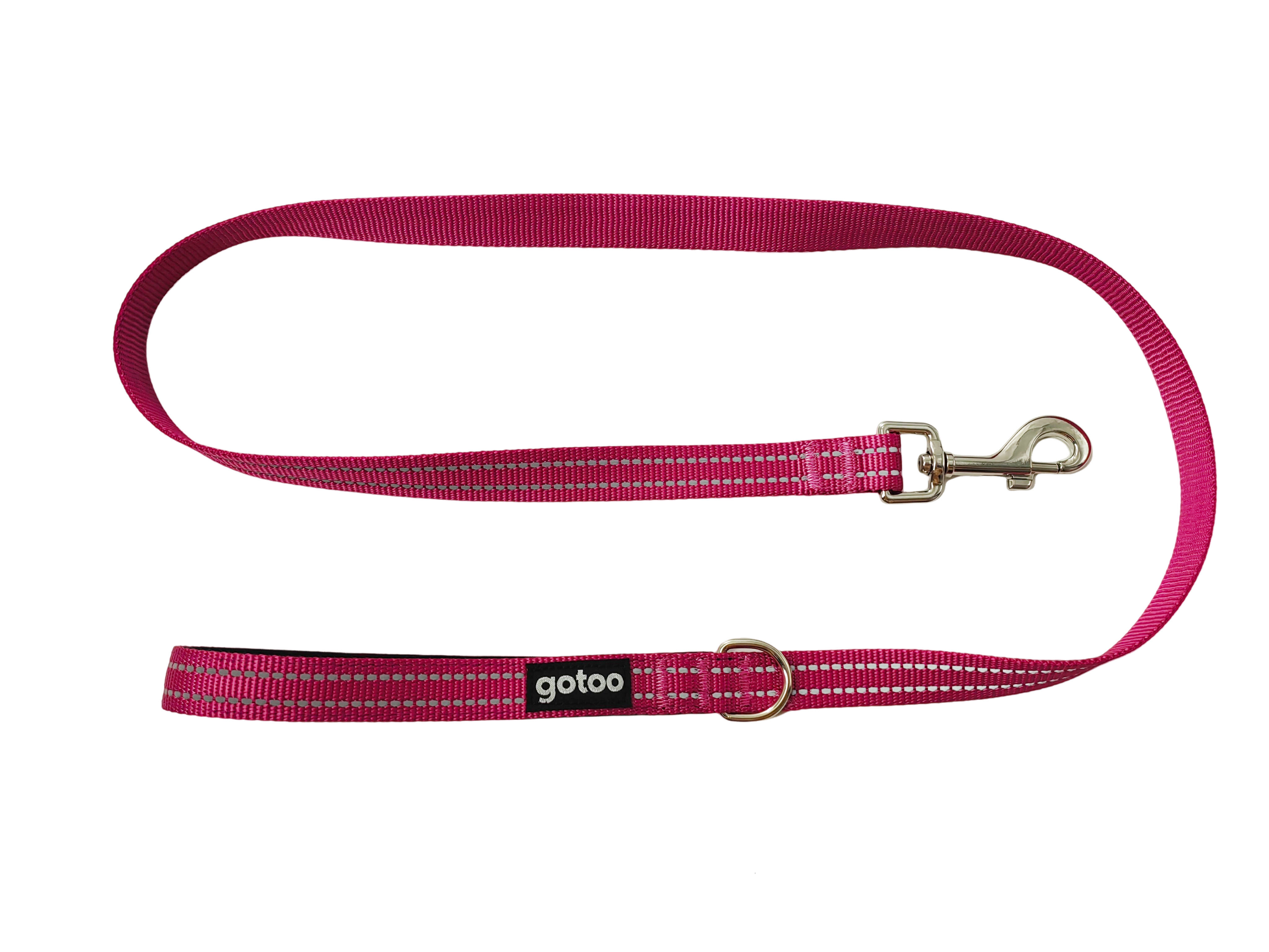 Gotoo - Laisse en Nylon Premium pour chien - Rose Image num&eacute;ro 1