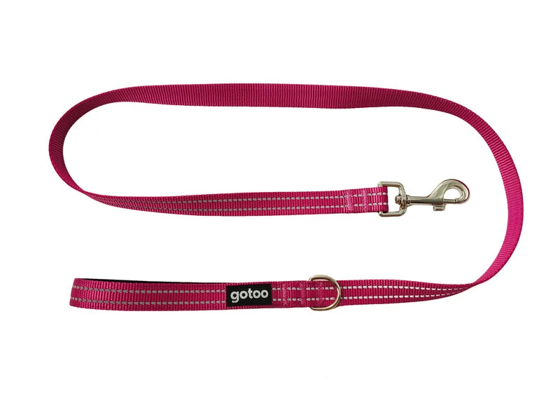 Gotoo - Laisse en Nylon Premium pour chien - Rose Image numéro 1 Gotoo - Laisse en Nylon Premium pour chien - Rose Image numéro 1
