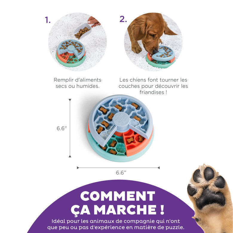 Outward Hound - Jeu de R&eacute;flexion Puppy Lickin' Layers Image num&eacute;ro 3