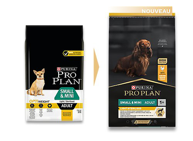 Pro Plan - Croquettes Small & Mini Light Sterilised Poulet pour Chien - 7Kg