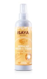 Isaya - Spray Répulsif Puces et Tiques pour Chien et Chat - 250ml