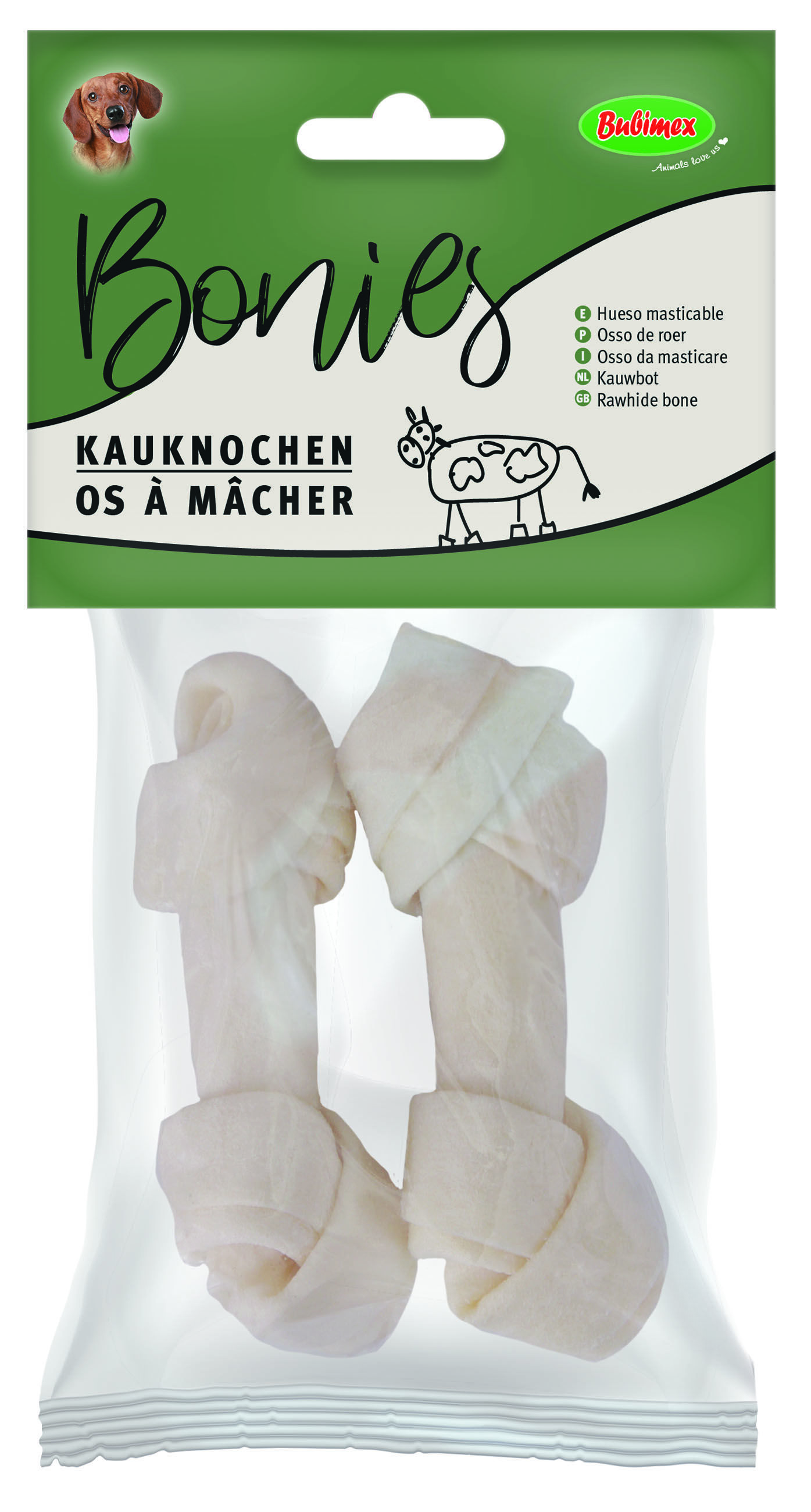 Bubimex - Friandises Os nou&eacute; pour Chiens - x2 Image num&eacute;ro 1