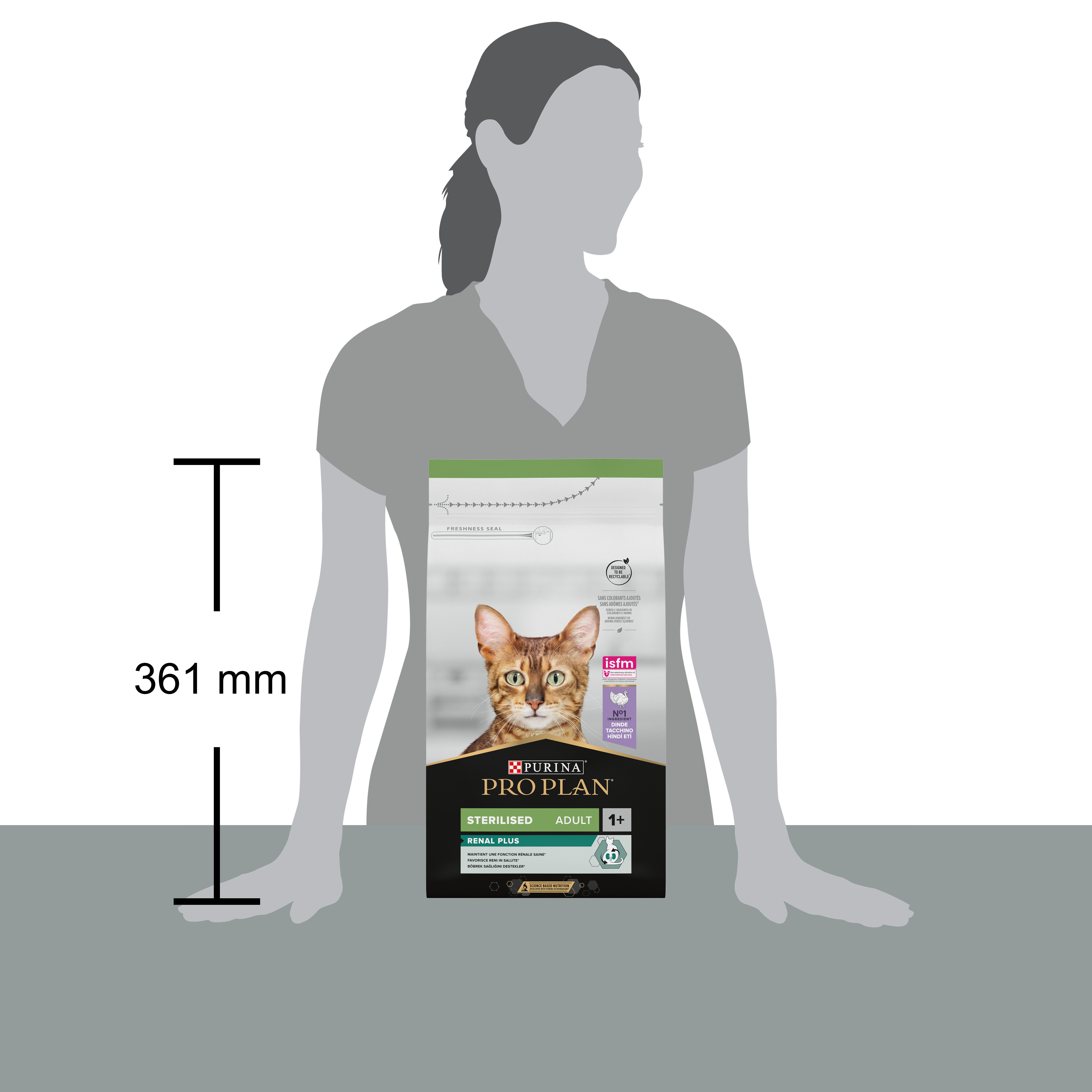 Pro Plan - Croquettes Sterilised &agrave; la Dinde pour Chat Adulte St&eacute;rilis&eacute; - 1,5Kg Image num&eacute;ro 6
