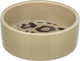 Trixie - Gamelle L&eacute;opard en C&eacute;ramique pour Chiens - 0,3 L/&oslash; 12cm
