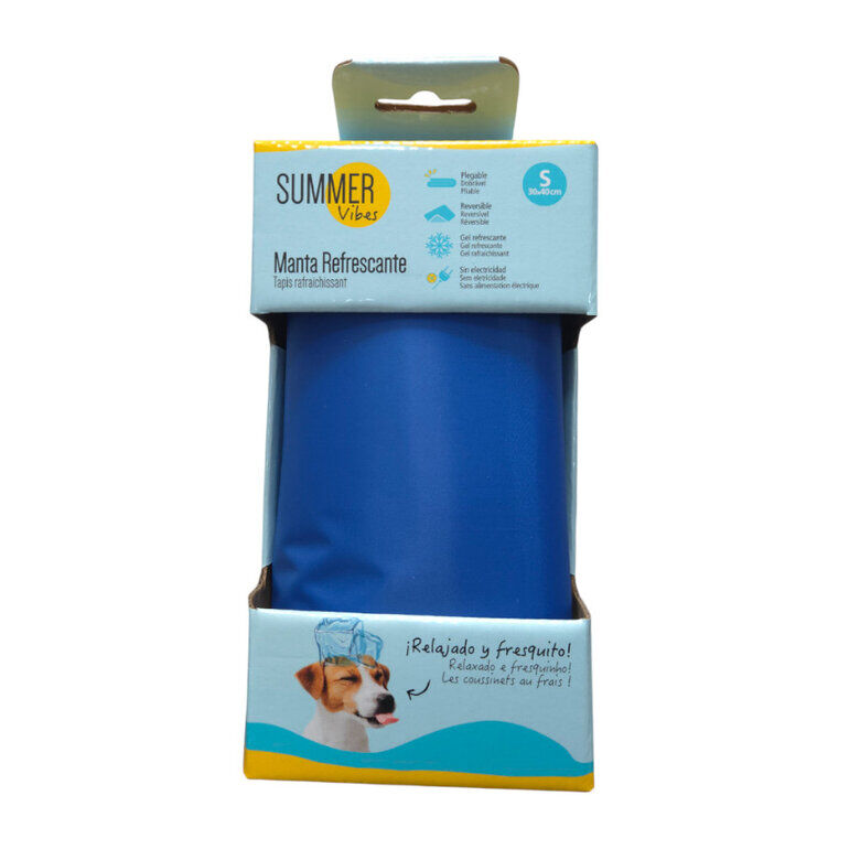 Summer Vibes -Tapis Rafraichissant Bleu pour Chiens - S Image num&eacute;ro 5