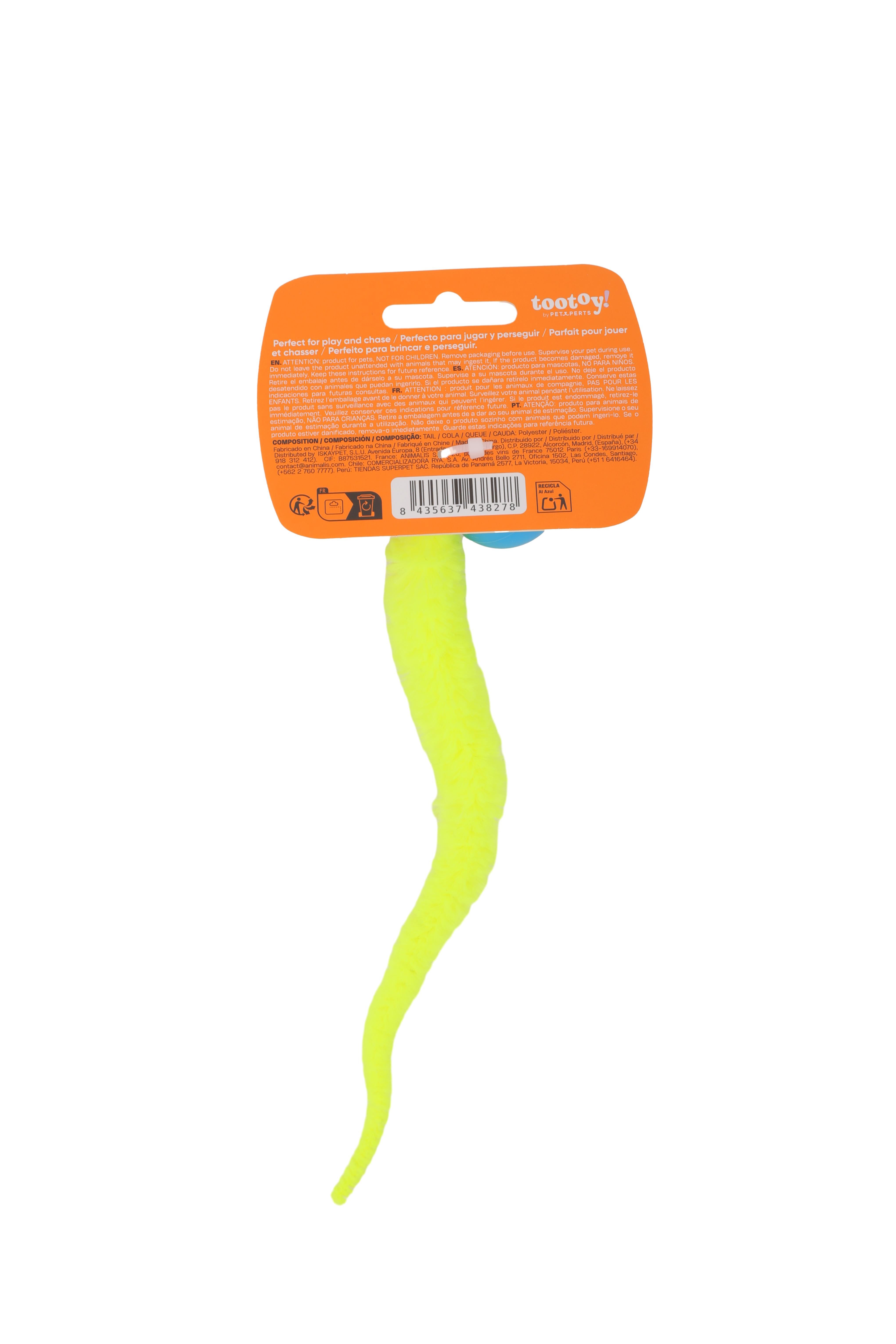 Tootoy! - Jouet Balle Chenille pour Chats - 22cm Image num&eacute;ro 3