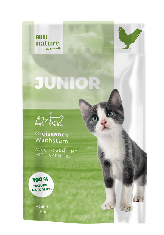 Bubimex - Pâtée Bubi Nature Junior Poulet pour Chat - 70g Image numéro 1 Bubimex - Pâtée Bubi Nature Junior Poulet pour Chat - 70g Image numéro 1