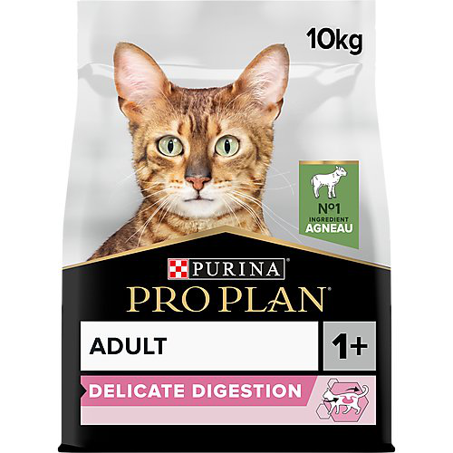 Pro Plan -  Croquettes Adult 1+ DELICATE DIGESTION Agneau pour chats adultes - 10kg - Image num&eacute;ro 5