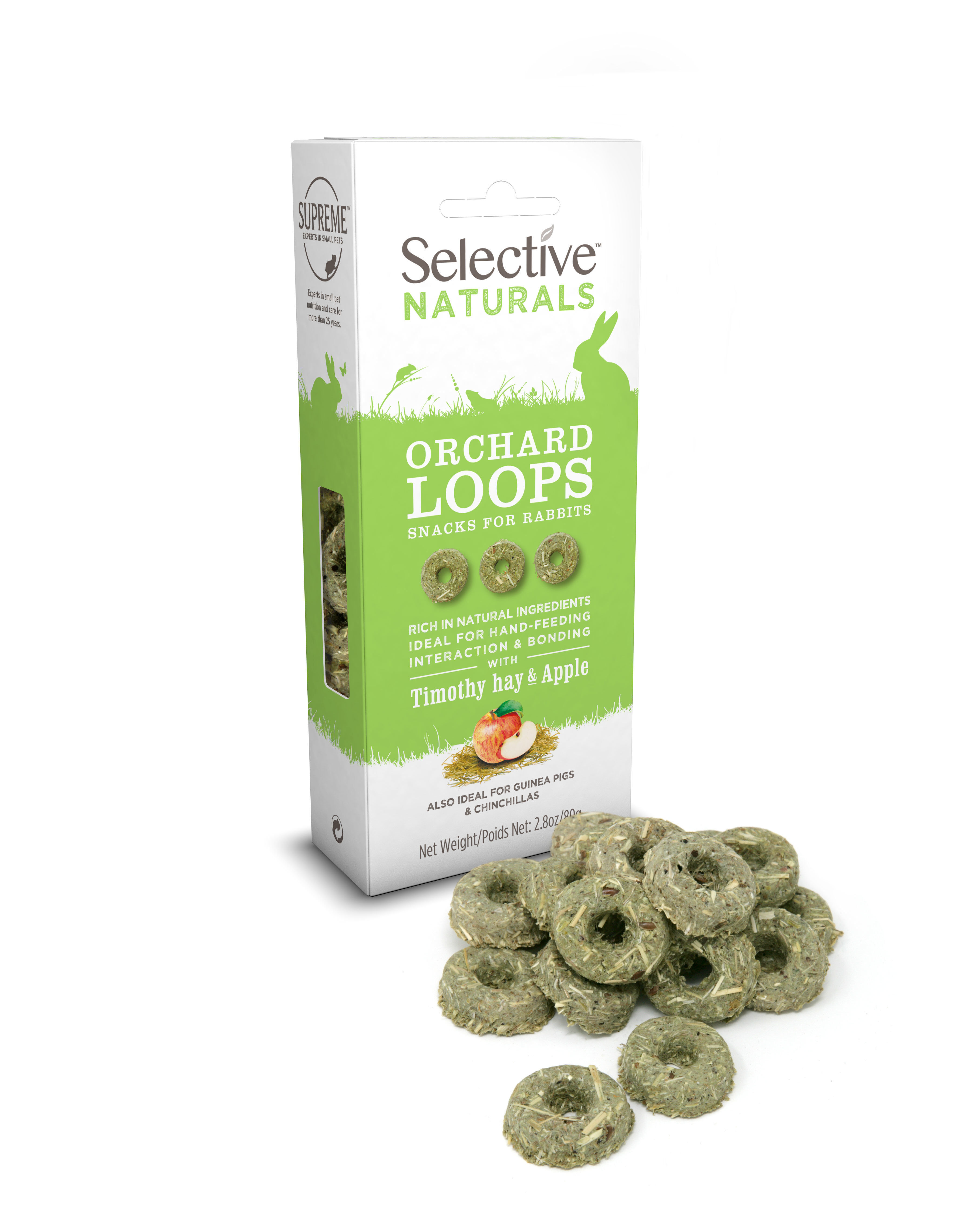 Supreme Science - Selective Naturals Orchard Loops pour Rongeurs - 80g Image num&eacute;ro 2
