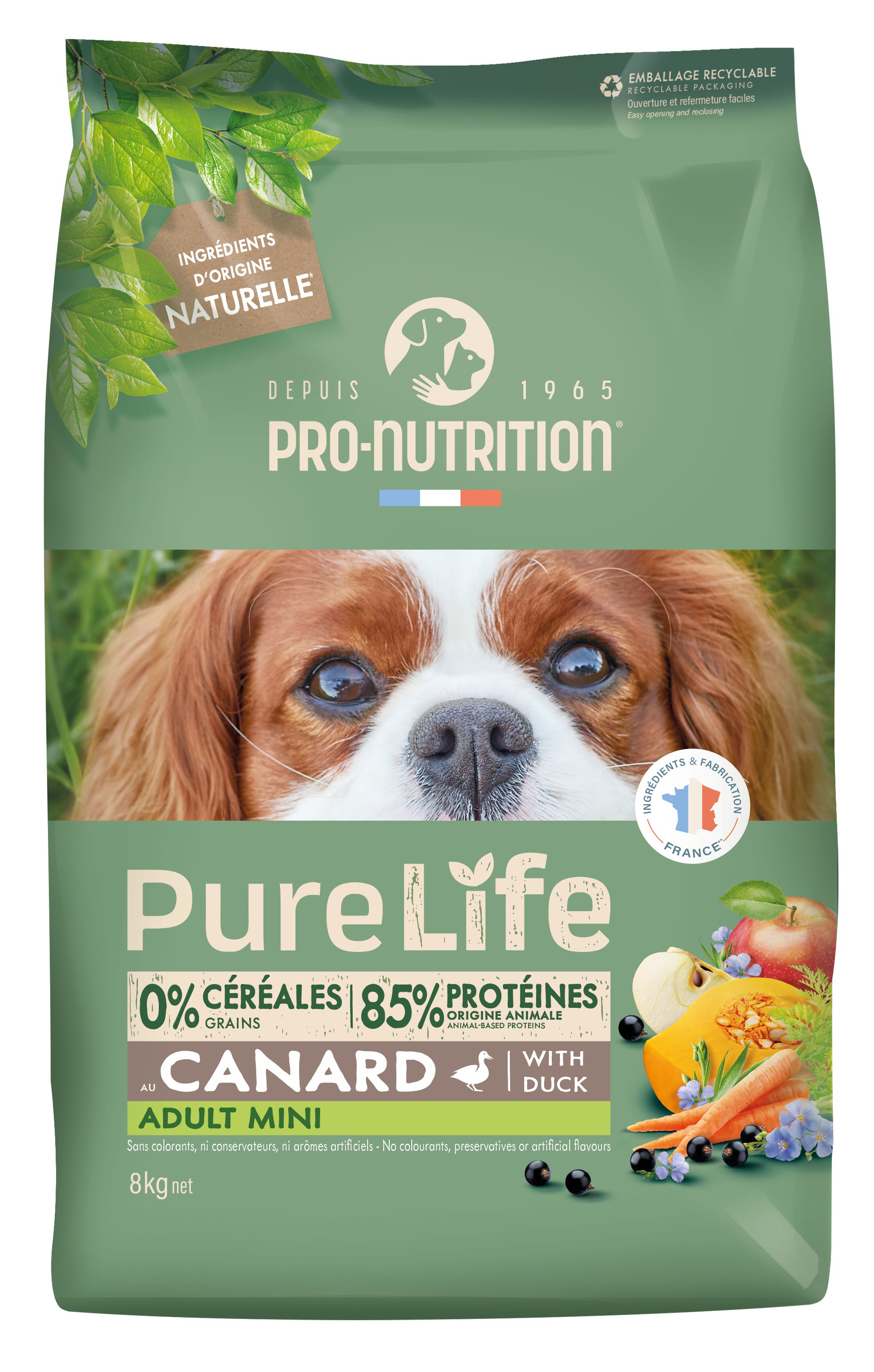 Pro-Nutrition - Croquettes Pure Life Chien Adult Mini - 8kg Image num&eacute;ro 1