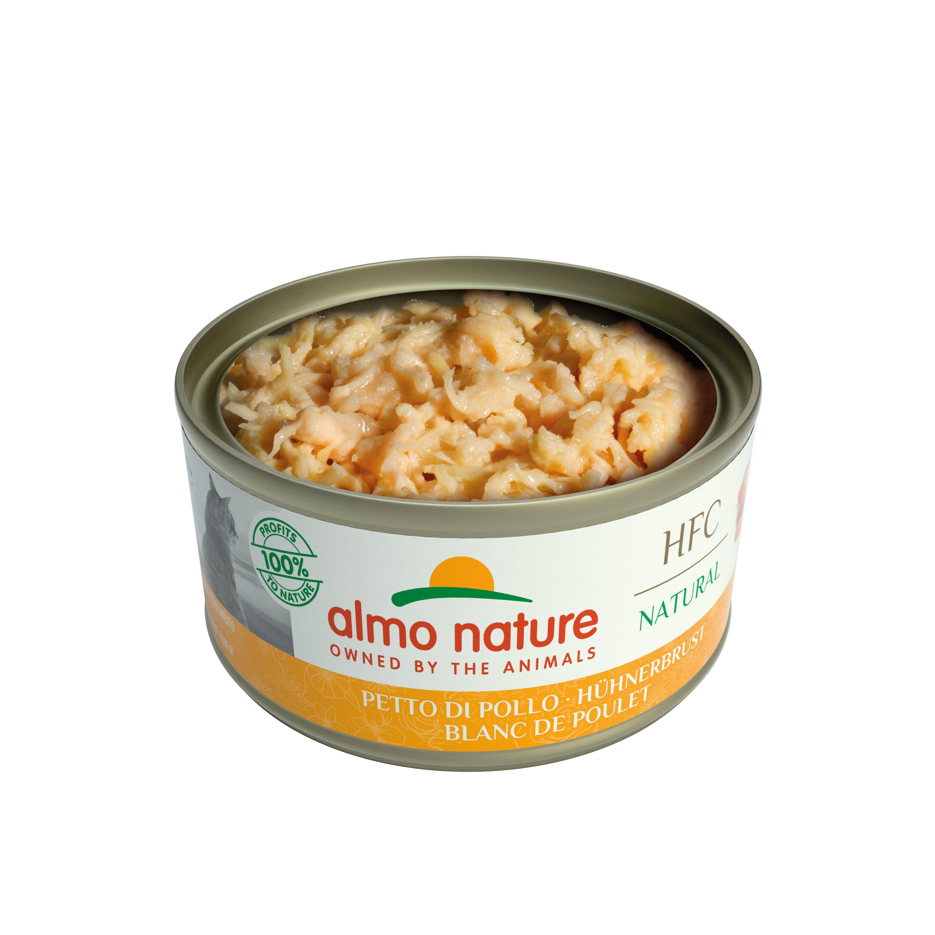 Almo Nature - P&acirc;t&eacute;e en Bo&icirc;te HFC Natural Blanc de Poulet pour Chat - 70g Image num&eacute;ro 2