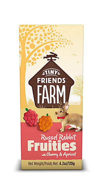 Tiny Friends Farm - Biscuits aux Cerises et Abricots pour Lapin - 120g image number null