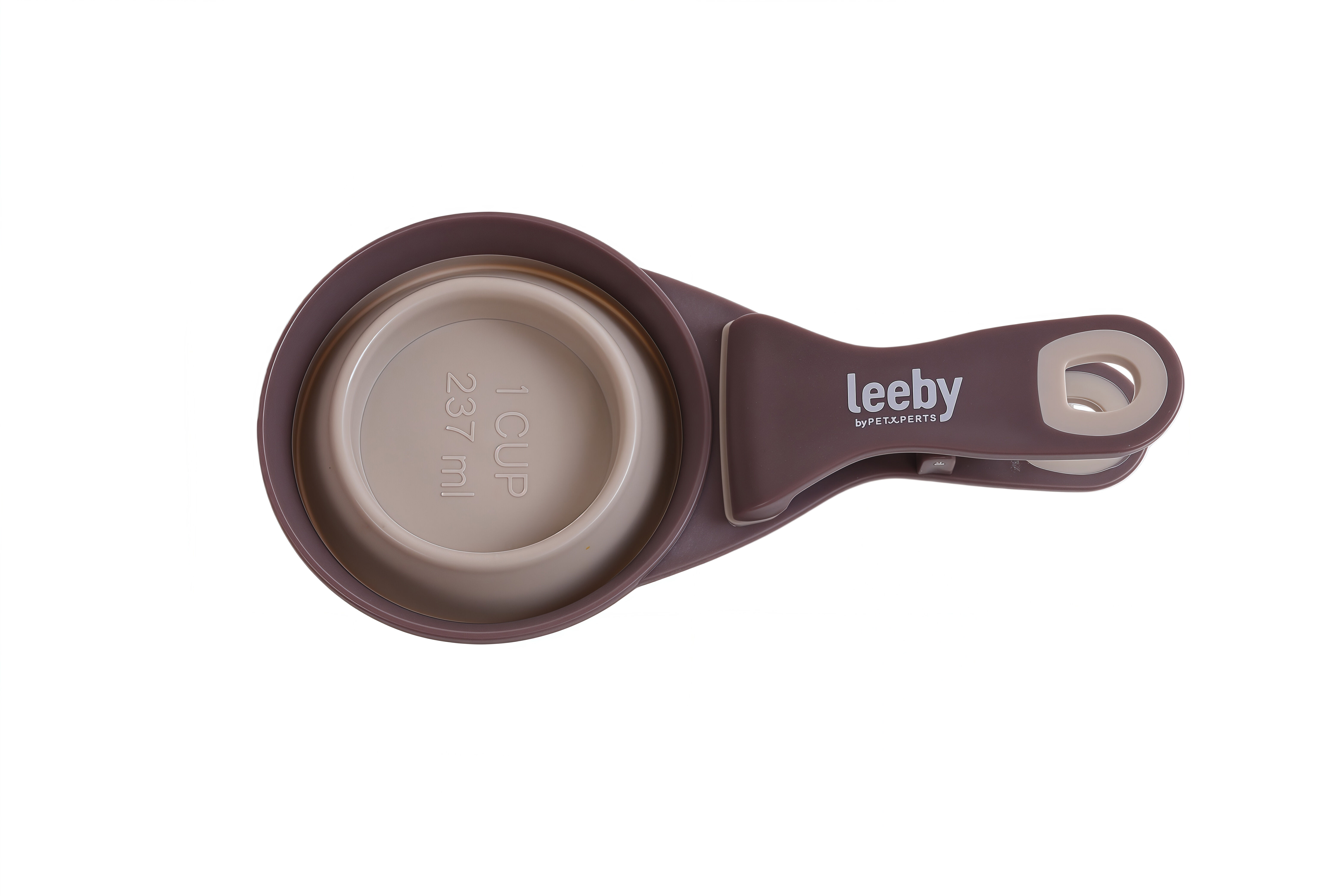 Leeby - Cuill&egrave;re Doseuse avec Clip 2 en 1 pour Sac de Croquettes - 237ml Image num&eacute;ro 2