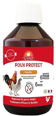 Le Fermier - Aliment Complémentaire Poux Protect pour Basse cour - 250ml