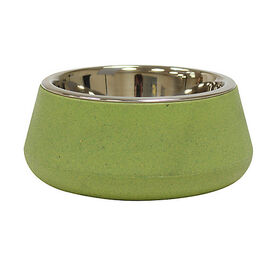 Croci - Bol en Bamboo et Acier TIERRA Vert pour Chien
