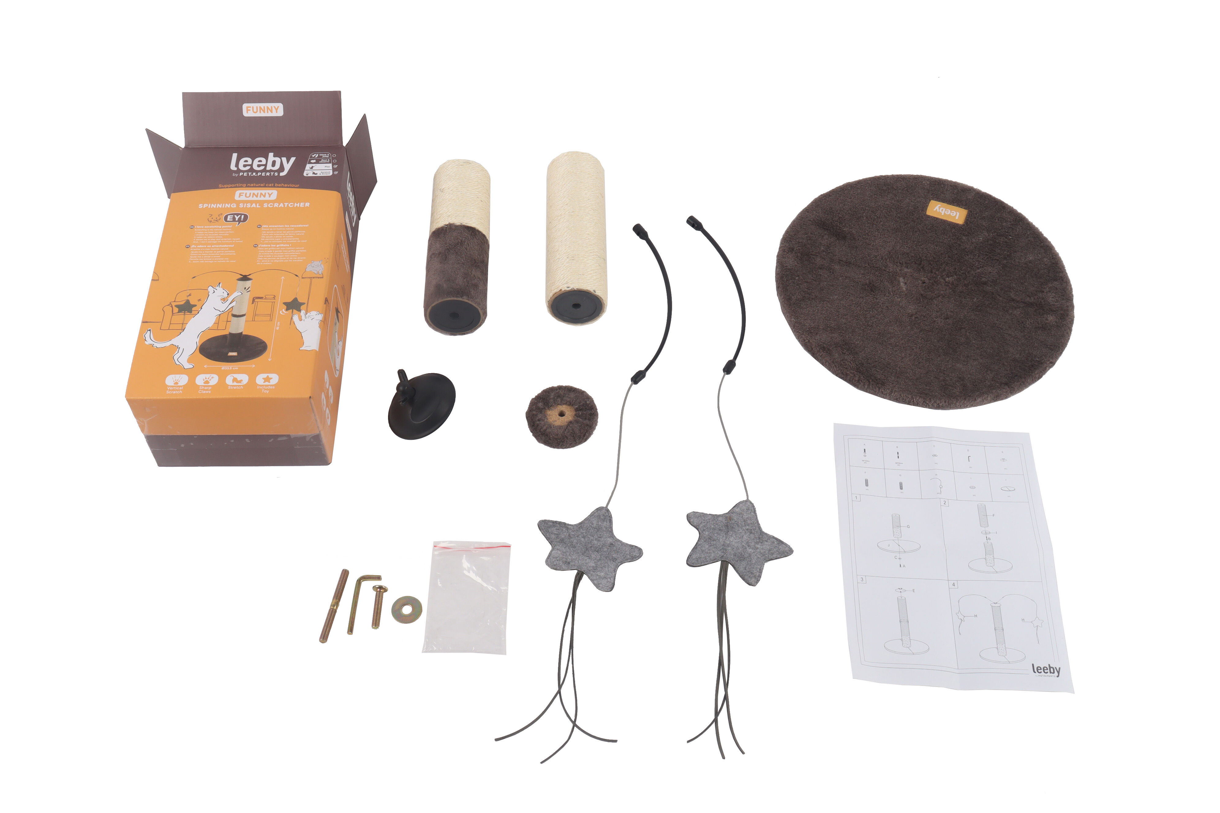 Leeby - Griffoir Funny Rotatif pour Chats - 46cm Image num&eacute;ro 8