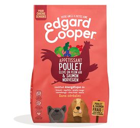 Edgard & Cooper - Croquettes au Poulet et Saumon pour Chien - 2,5Kg