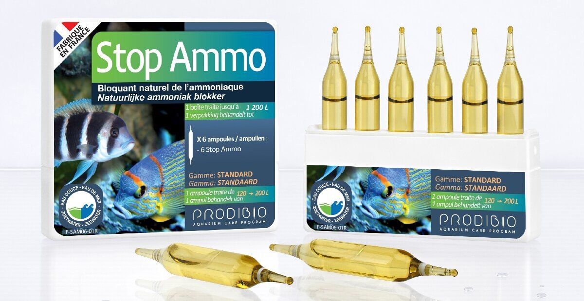 Prodibio - Bloquant Ammoniaque Stop Ammo pour Aquarium - x6 Image num&eacute;ro 1