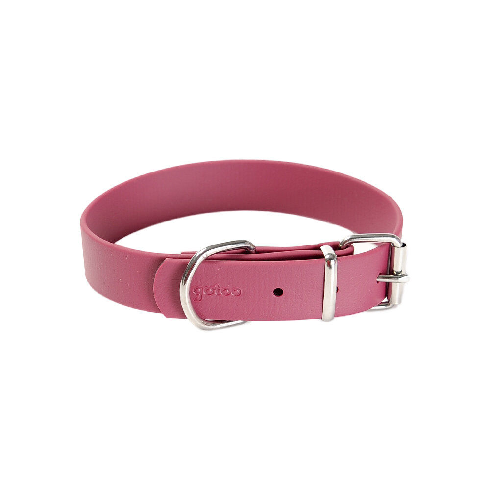 Gotoo - Collier Premium Biotane Bordeaux pour Chien - S Image num&eacute;ro 1