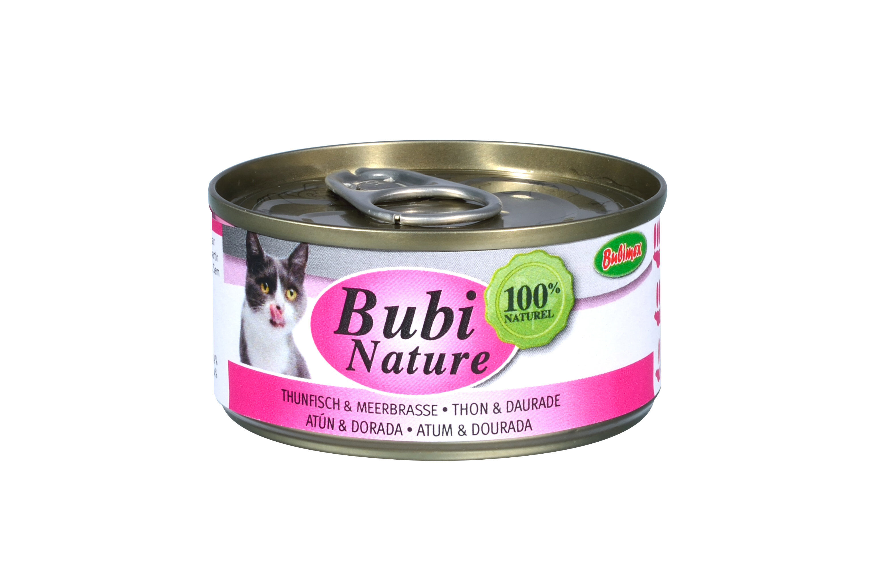 Bubimex - P&acirc;t&eacute;e Bubi Nature Thon et Daurade pour Chats - 70g Image num&eacute;ro 1