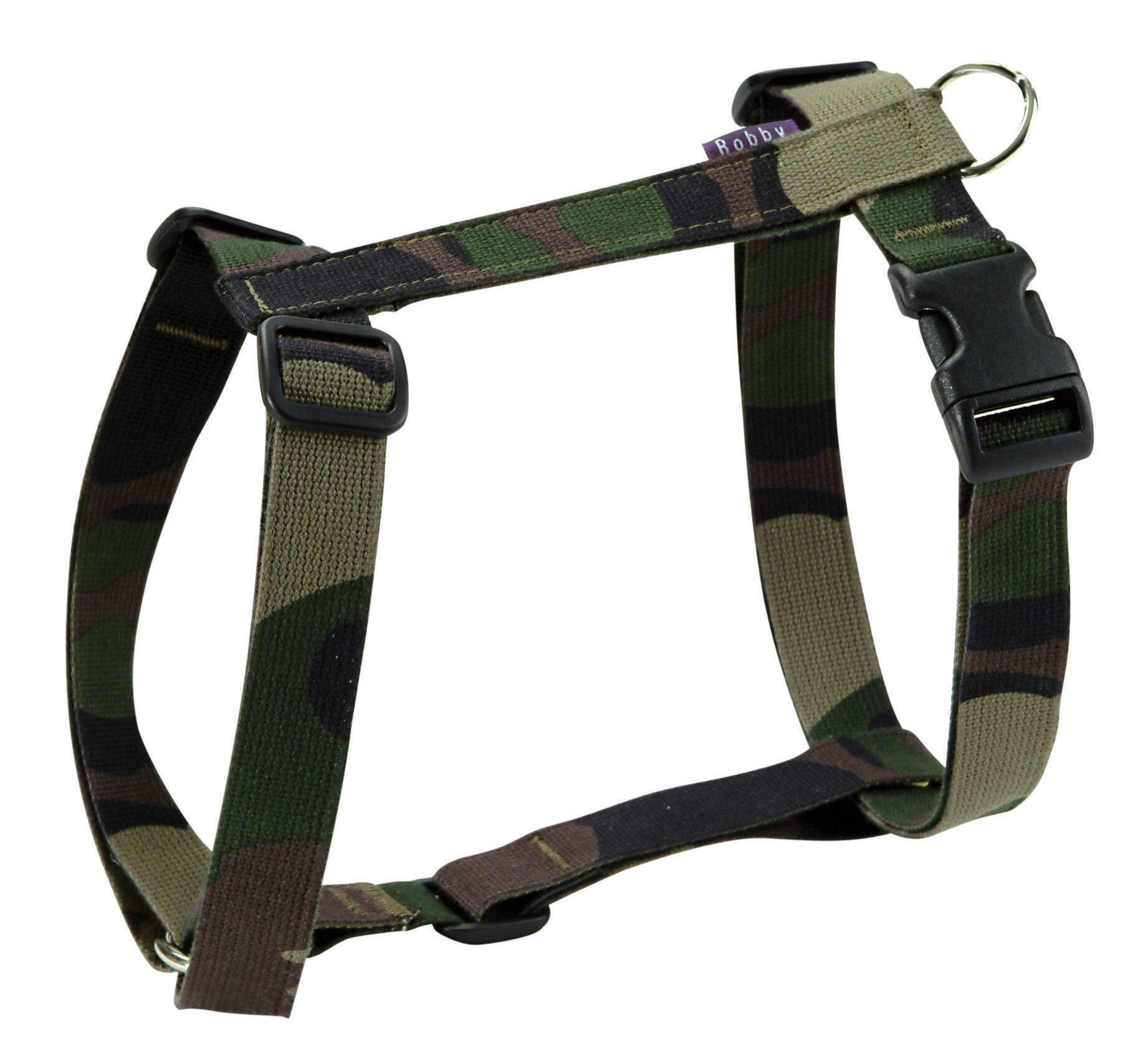 Bobby - Harnais Camouflage Kaki L pour Chiens - L 60cm Image num&eacute;ro 1