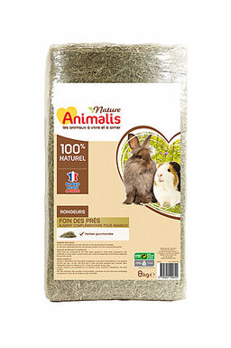 Animalis Nature - Foin des Prés pour Rongeurs - 8Kg