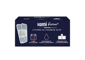 Hamiform - Filtres au Charbon Actif pour Fontaine Nomade 2,5L - x4