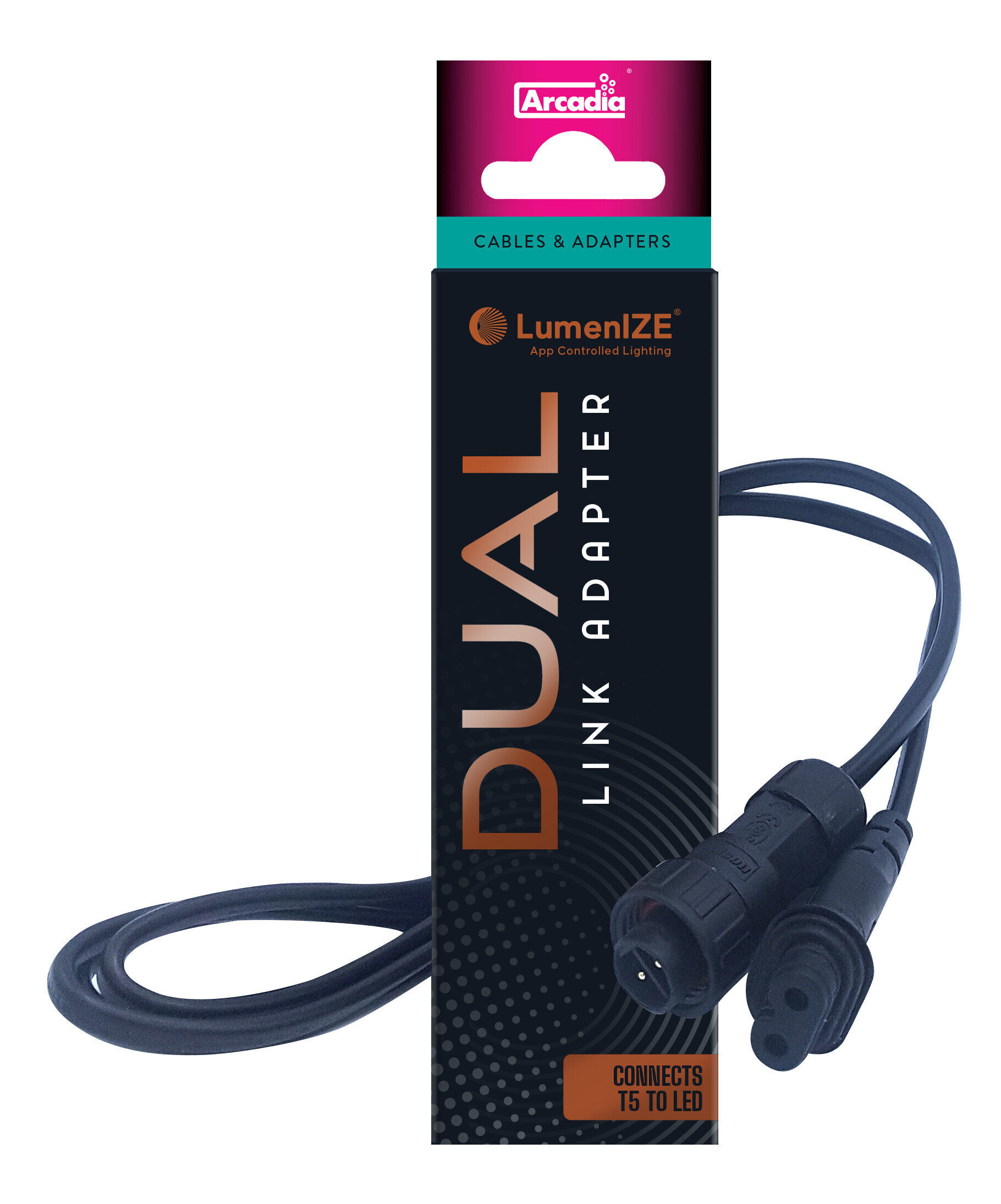 Arcadia - Luminaire T5 To Led 1.2m Link Cable - R&eacute;ptiles Image num&eacute;ro 1