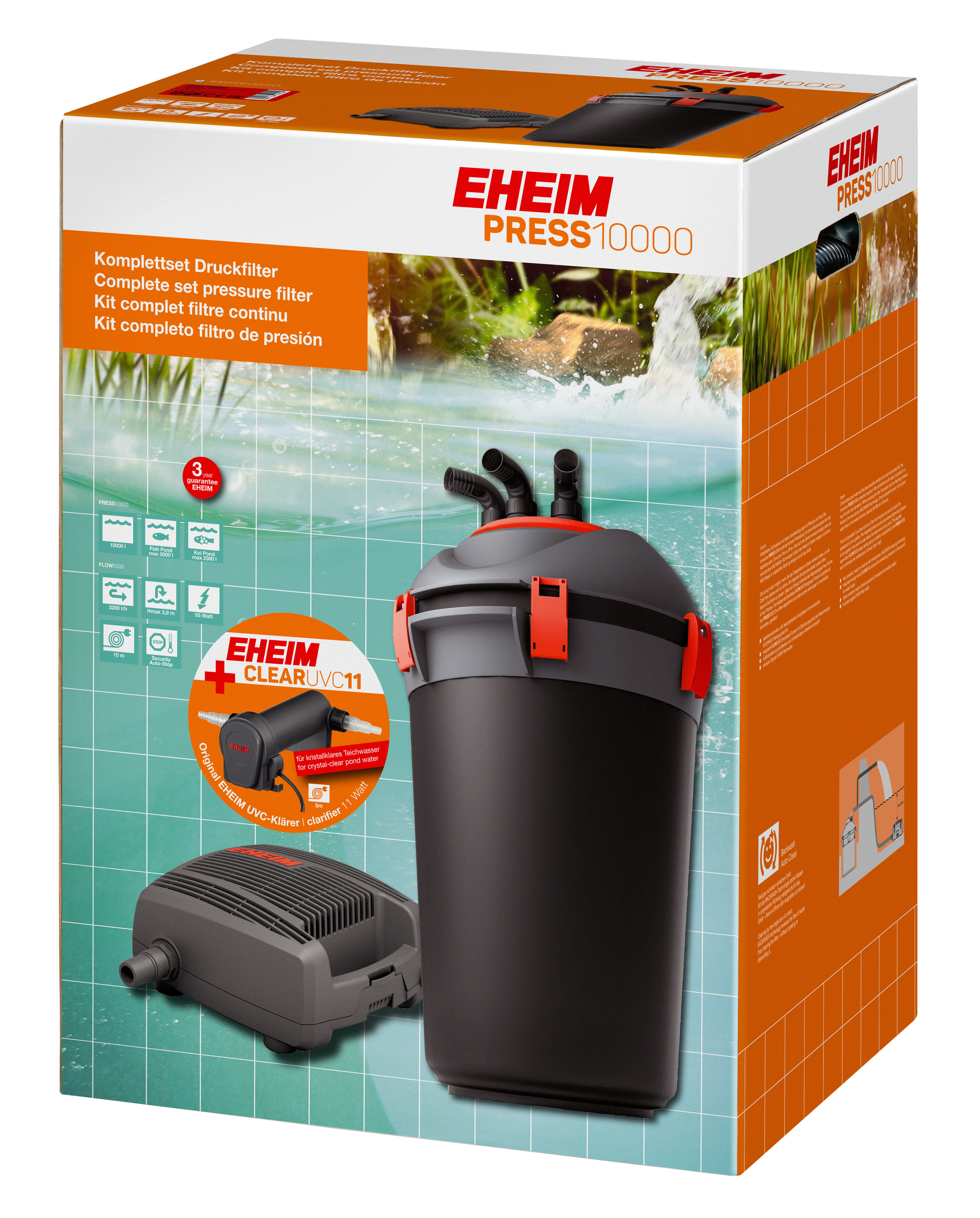 Eheim - Kit Complet Press10000 avec UV CLEARUVC 11Watts Image num&eacute;ro 1