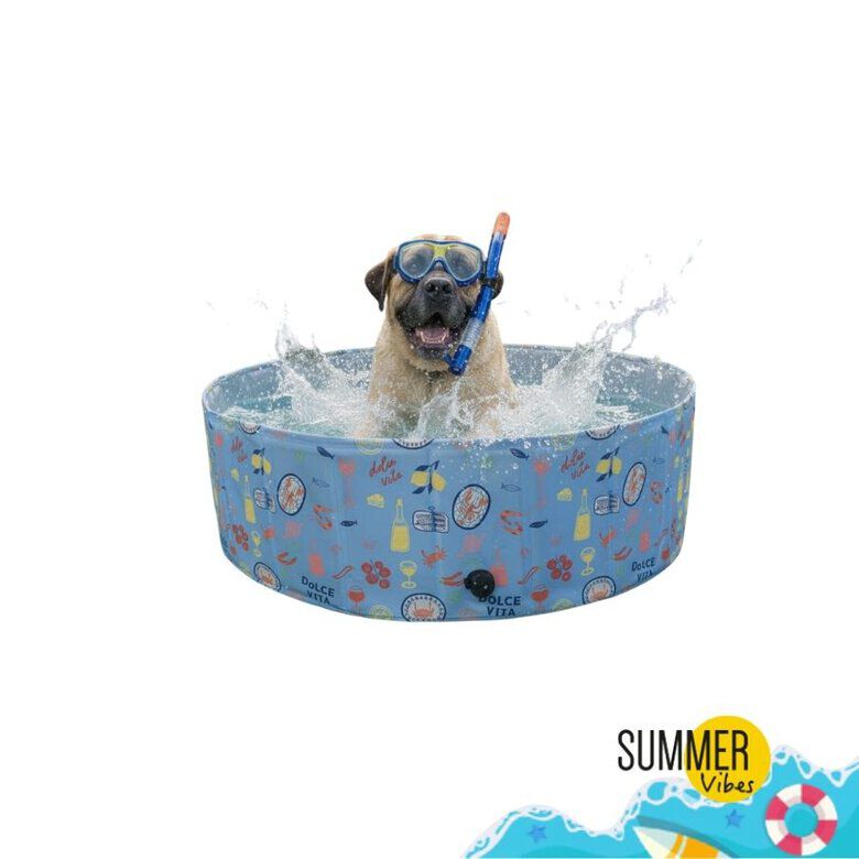 Summer Vibes - Piscine Motifs Dolce Vita pour Chiens - L Image num&eacute;ro 1