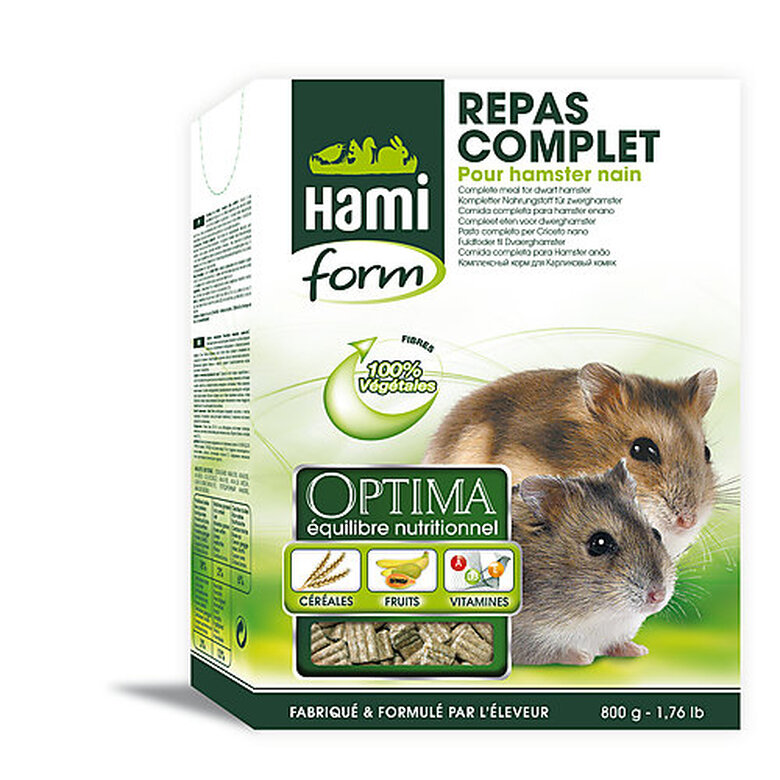 Hamiform - Repas Complet Optima pour Hamster Nain - 800g image number null