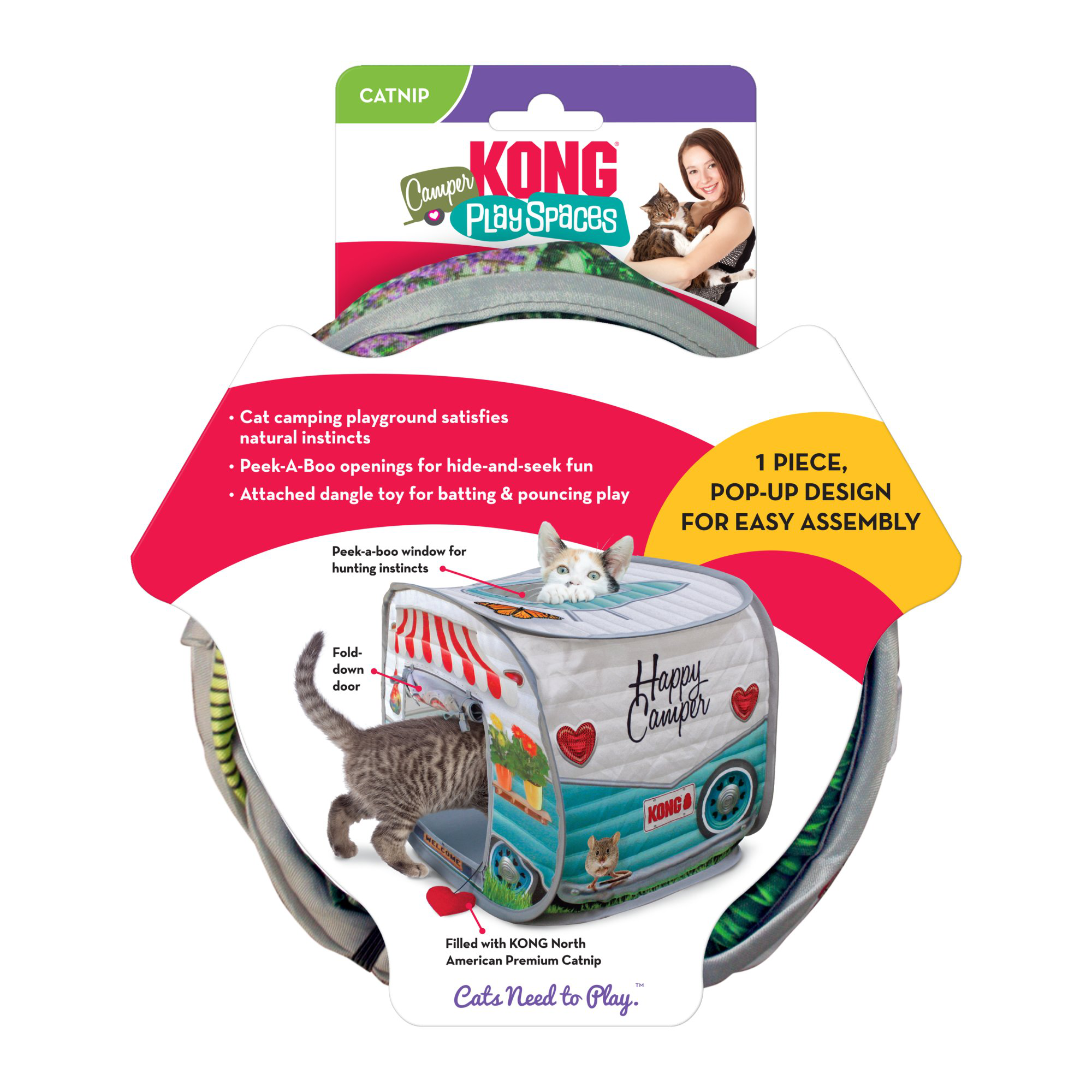 KONG - Jouet Play Spaces Camper pour Chats Image num&eacute;ro 1
