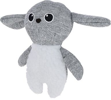 Kerbl - Jouet Lapin blanc/gris pour chiots - 20cm