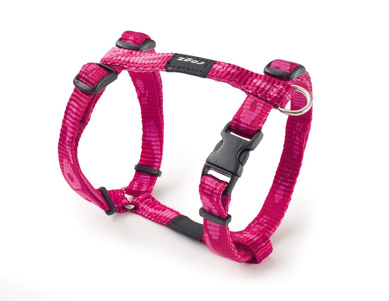 Rogz - Harnais En Nylon Rose pour Chiens - S Image numéro 1 Rogz - Harnais En Nylon Rose pour Chiens - S Image numéro 1