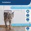 Petsafe - Chatière Porte Magnétique Luxe pour Chiens et chats - Blanc Indicateur image numéro 7