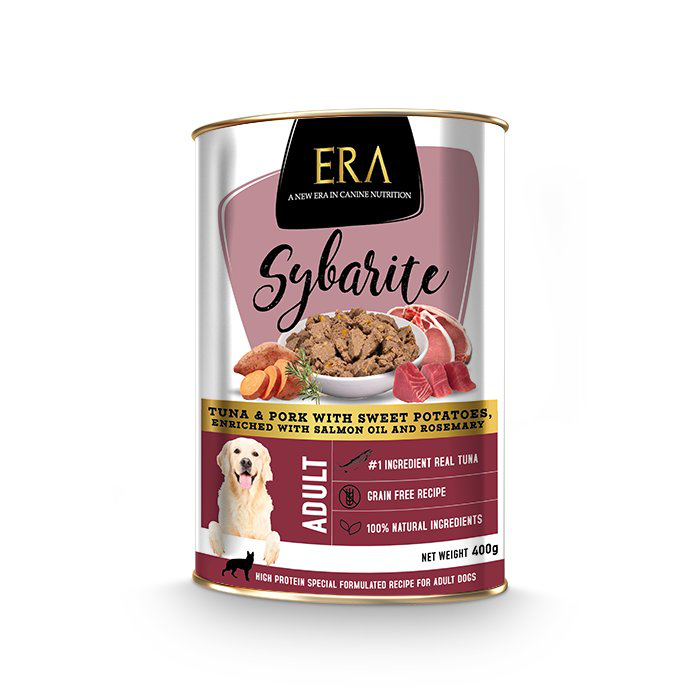 Era - P&acirc;t&eacute;e Sybarite Thon et Porc pour Chiens - 400g Image num&eacute;ro 1