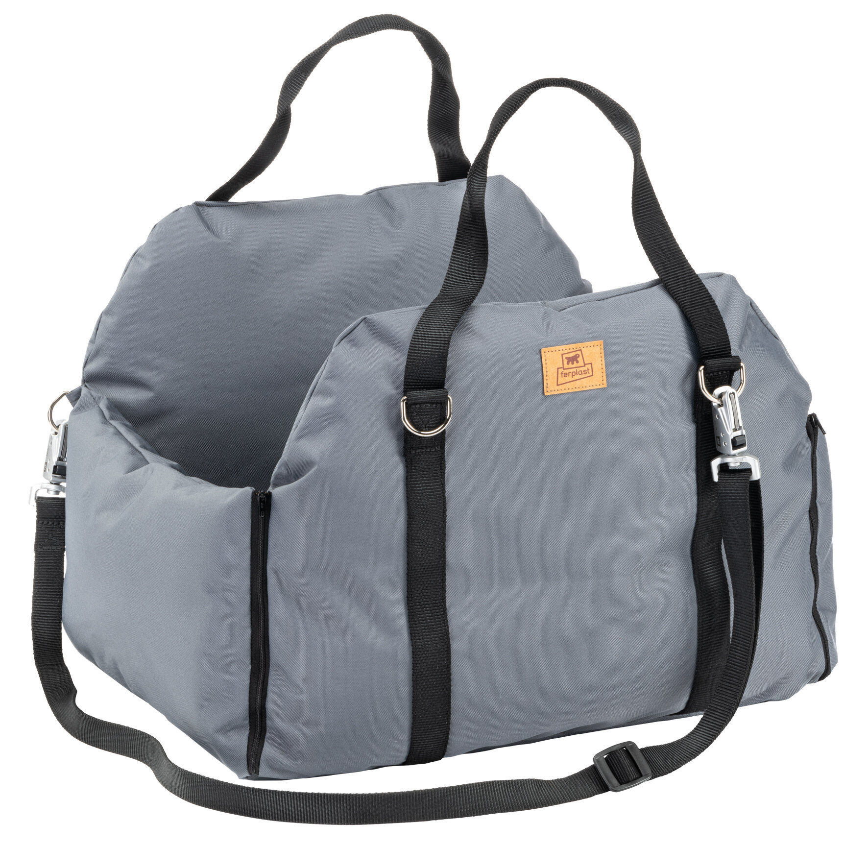 Ferplast - Sac de Transport Cruiser pour Chiens - Gris Image num&eacute;ro 6
