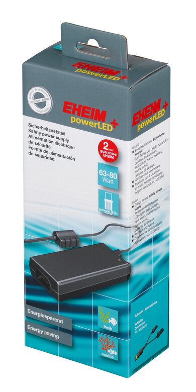 Eheim - Alimentation Electrique de Sécurité PowerLED+ pour Aquarium - 80W Image numéro 1 Eheim - Alimentation Electrique de Sécurité PowerLED+ pour Aquarium - 80W Image numéro 1