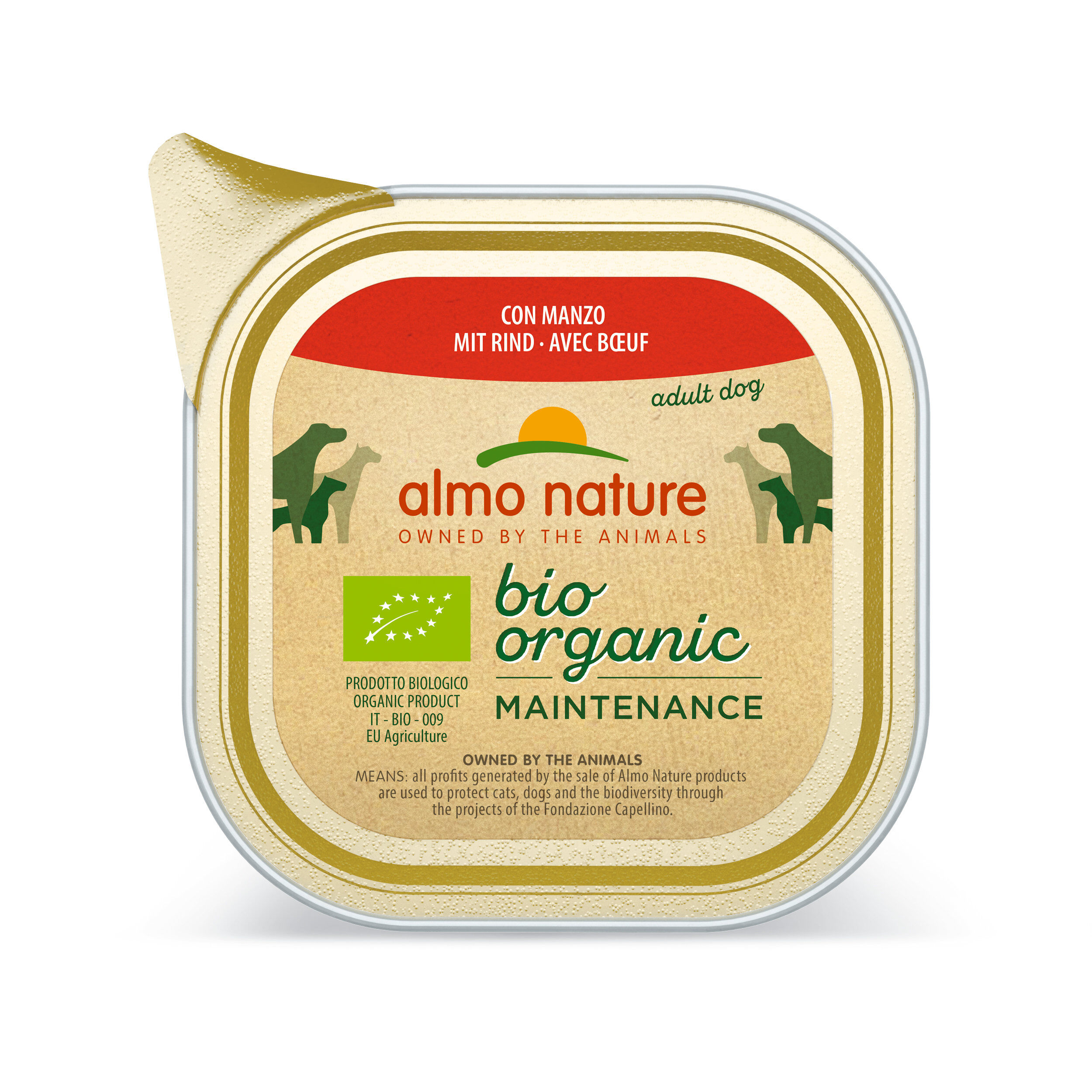 Almo Nature - P&acirc;t&eacute;e Bio Organic Boeuf - 100g Image num&eacute;ro 1