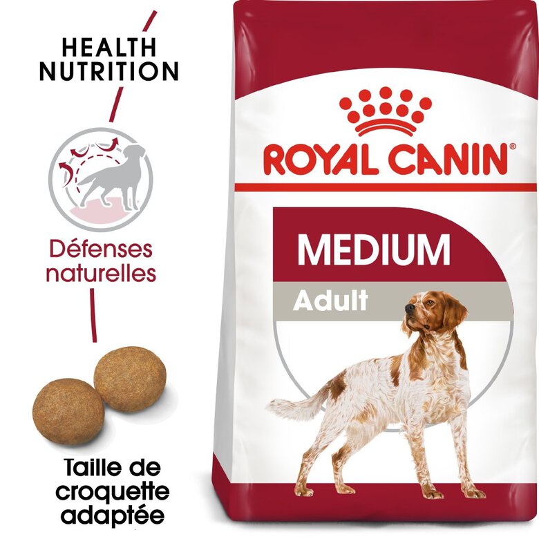 Royal Canin - Croquettes Medium Adult pour Chien - 15Kg Image numéro 2 Royal Canin - Croquettes Medium Adult pour Chien - 15Kg Image numéro 2