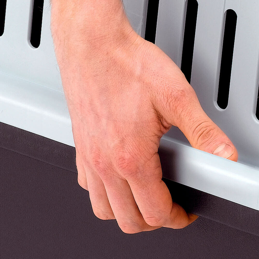 Ferplast - Panier de Transport Atlas 40 en Plastique - Gris Image num&eacute;ro 5