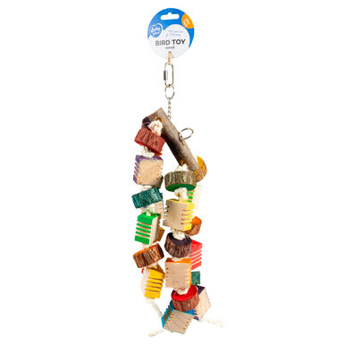 Duvoplus - Jouet Groovy Duo Pendentif en Bois avec Sisal
