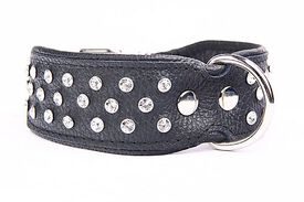 Yogipet - Collier Crystal Déco pour Chien Noir