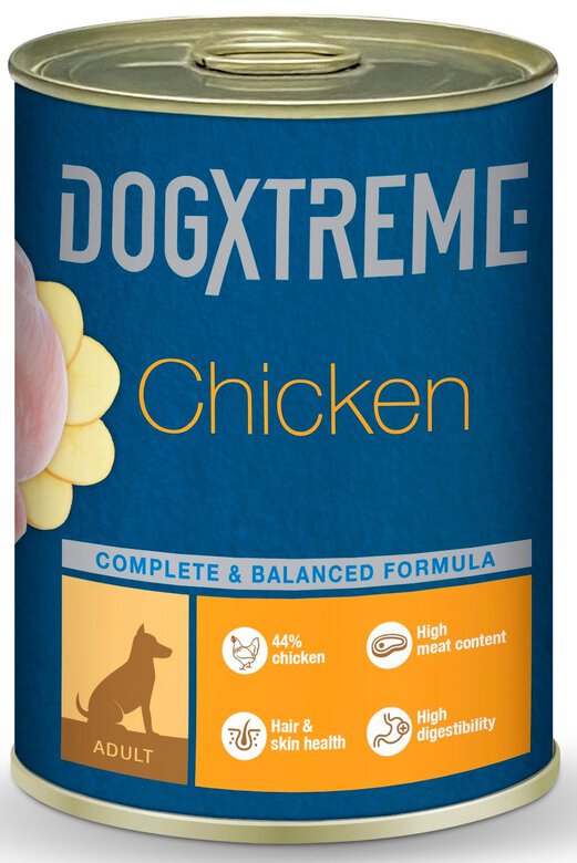 DogXtreme - Pâtée Adulte au Poulet pour Chiens - 400g image number null