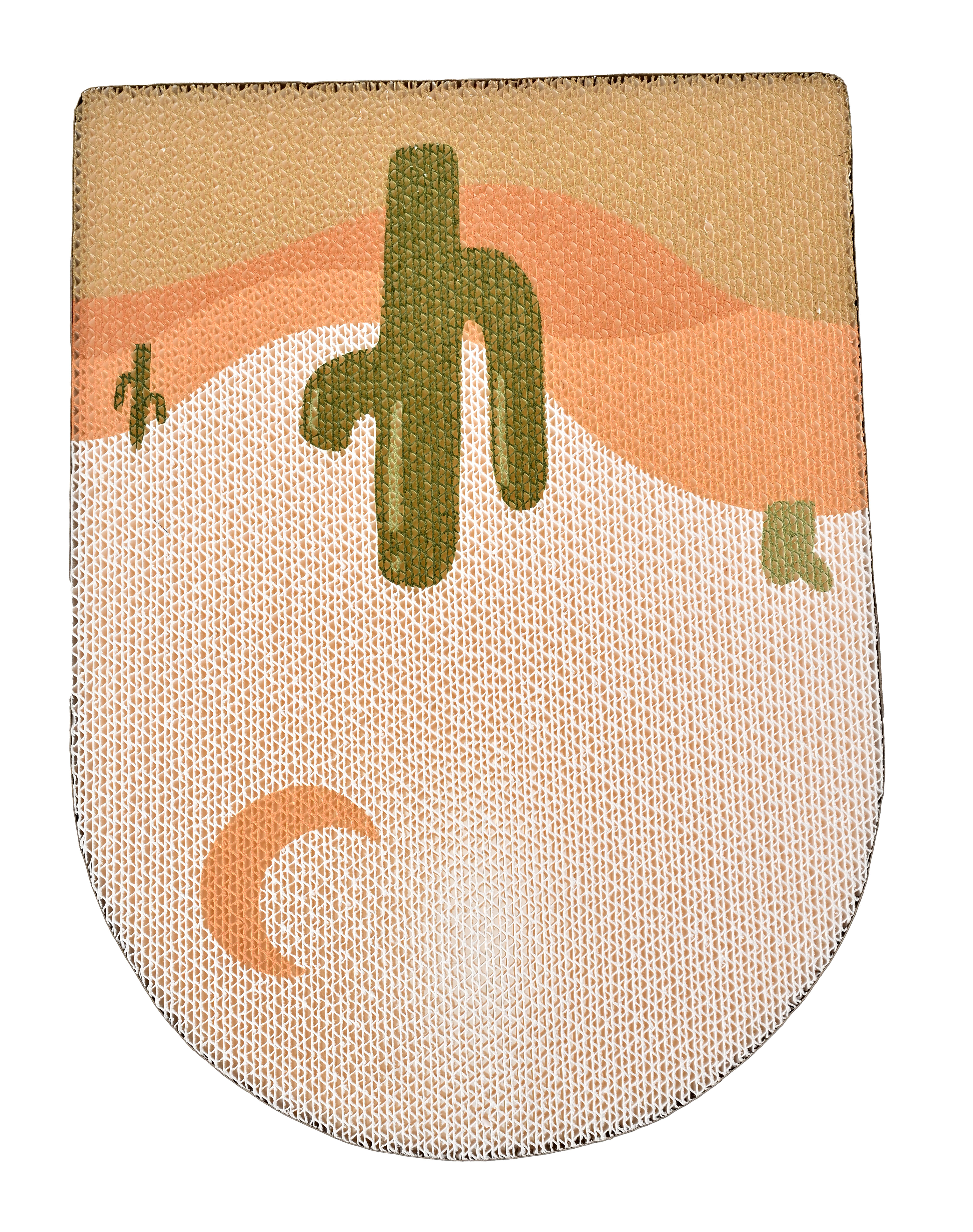 Leeby - Griffoir Desert Carton pour Chats - 43x32cm Image num&eacute;ro 2